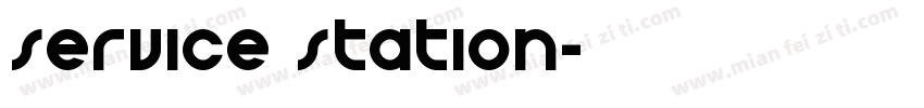 Service Station字体转换